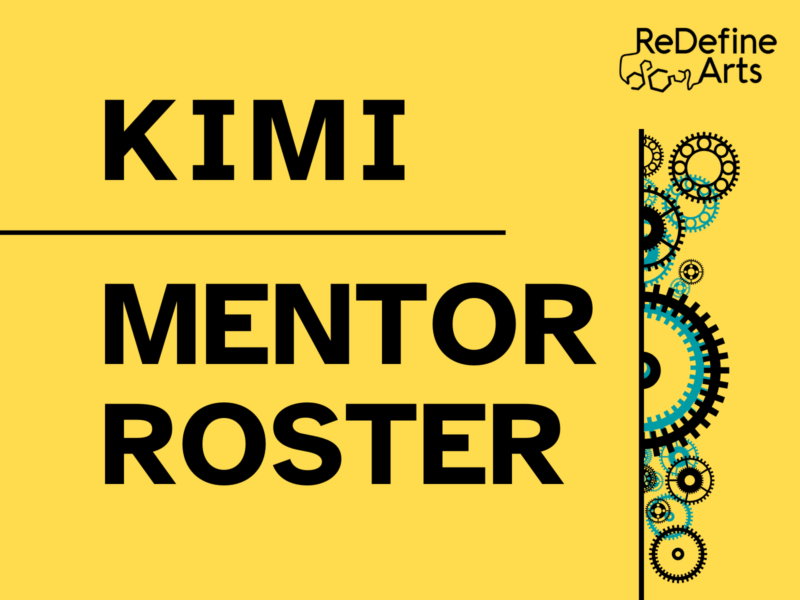 Poster for KIMI: the Knowledge Incubator & Mentorship Initiative mentor roster