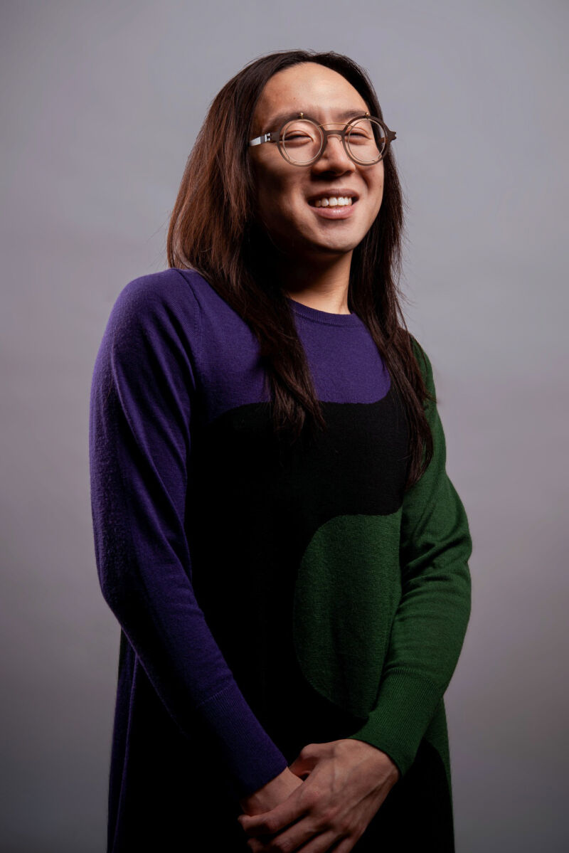 Headshot of a smiling person